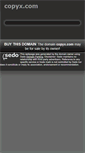 Mobile Screenshot of copyx.com